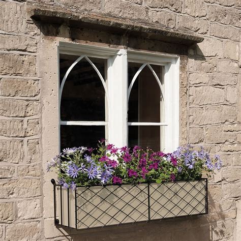 metal window box cages uk|galvanized metal window box.